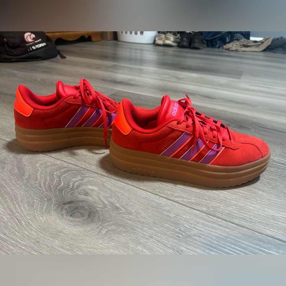 Adidas Red and Purple sneaker